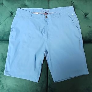 Desert Dunes Shorts Men's 38 Blue Flat Front Chino